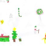 Weihnachtsbild von Armin (7 Jahre)
